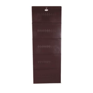 5-Rack Jumbo Shoe Rack – Holds 15 Pairs |